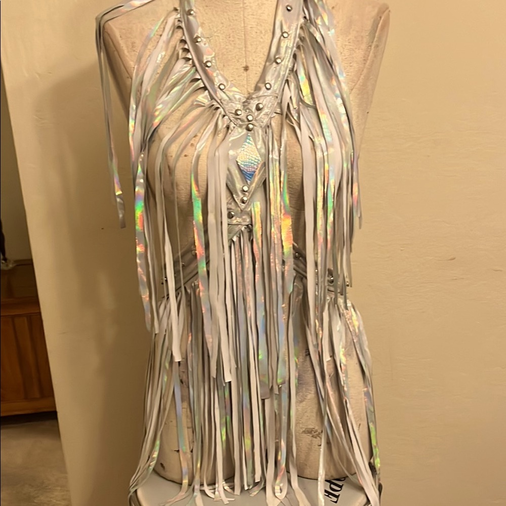 Holographic Fringe festival or pool wear